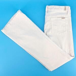Y2k squeeze ivory corduroy jeans